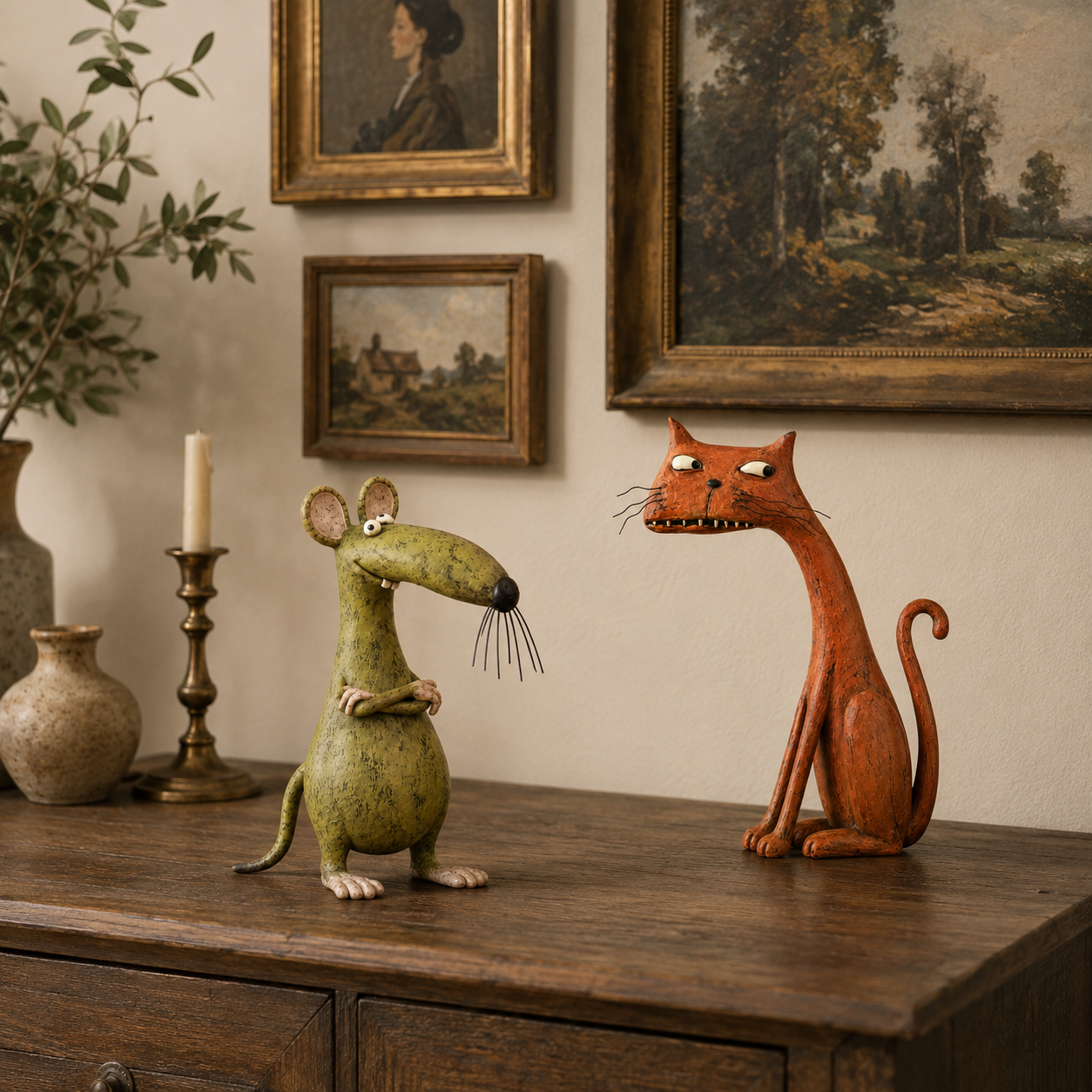Whimsical Vintage Animal Figurine