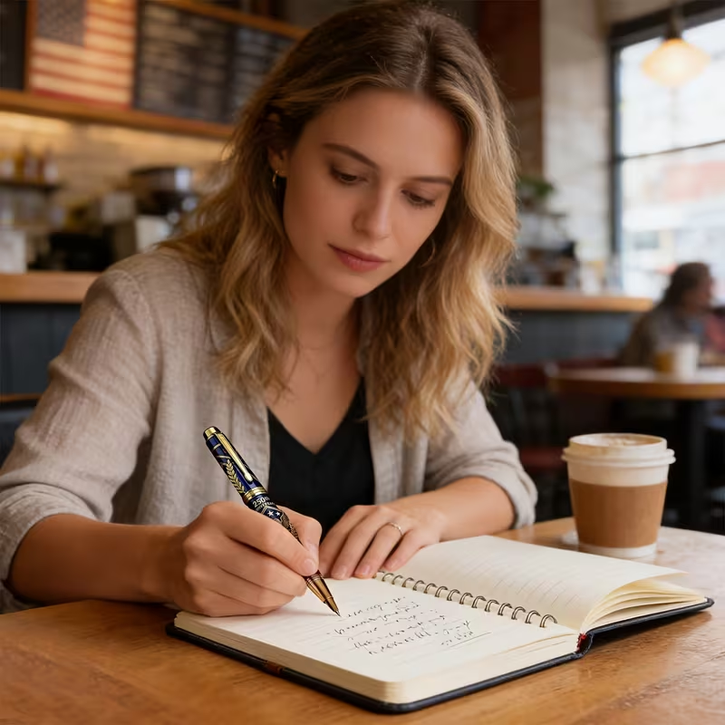 USA 250th Anniversary Commemorative Ballpoint Pen – Patriotic Collectible Gift with Premium Gift Box