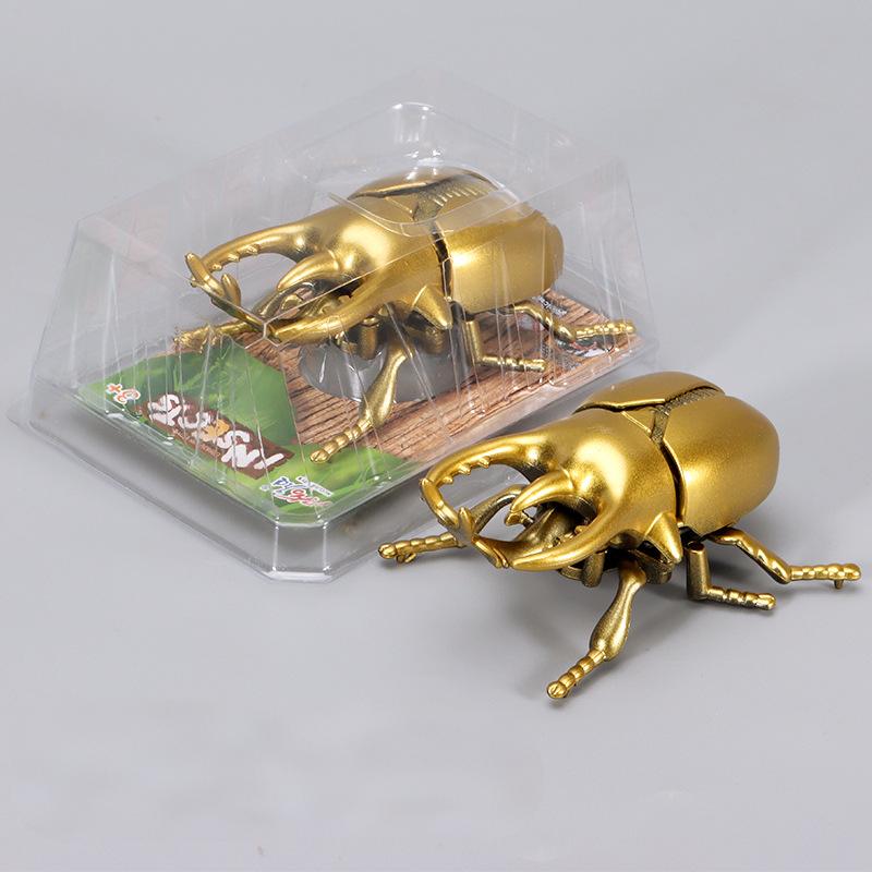 Lifelike Wind-up Insect Toys- Realistic Crawling Beetles, Ladybugs & Bees for Kids' Educational Play