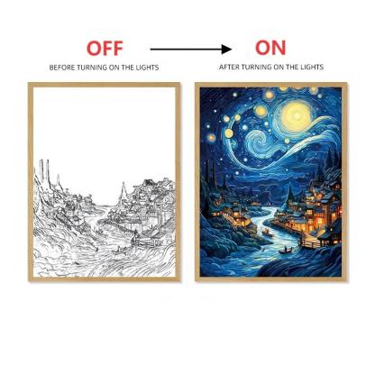 Van Gogh Starry Night LED Light Painting