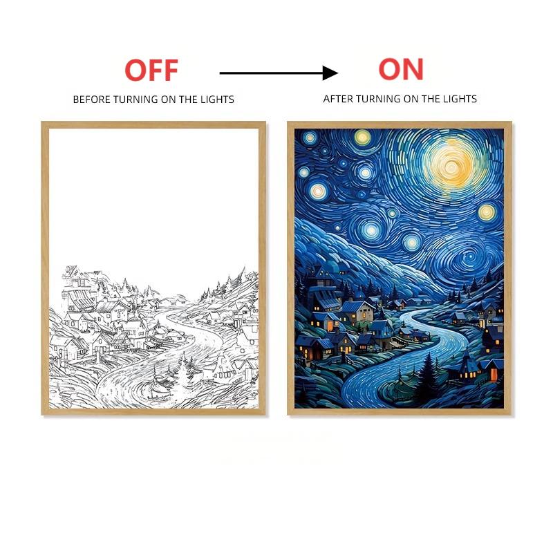 Van Gogh Starry Night LED Light Painting