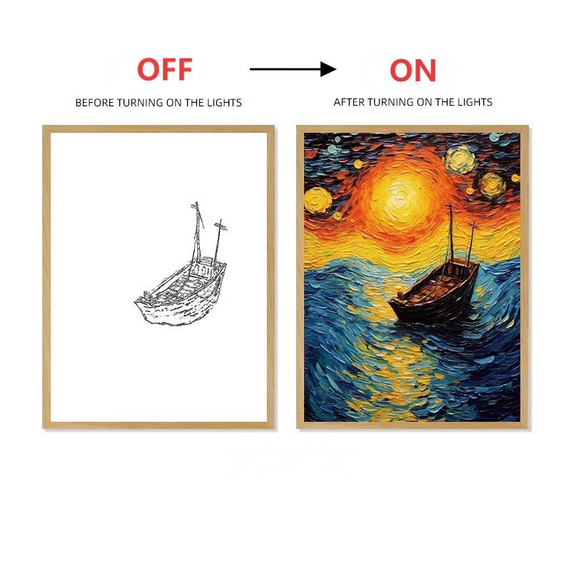 Van Gogh Starry Night LED Light Painting