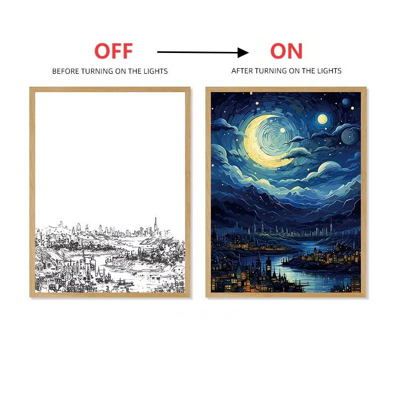 Van Gogh Starry Night LED Light Painting