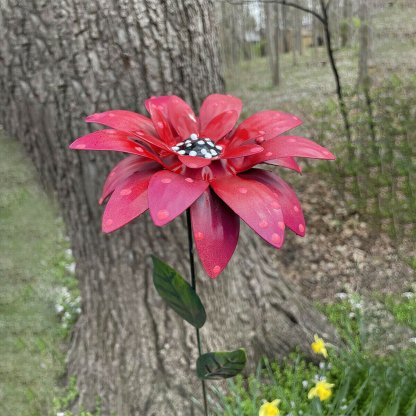 🍀Metal Flowers Garden Stakes