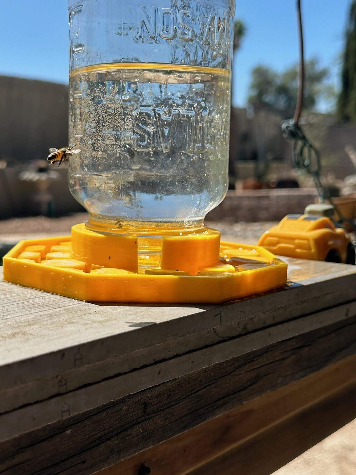 Bee Feeder - The Happy Bee Hydration Station