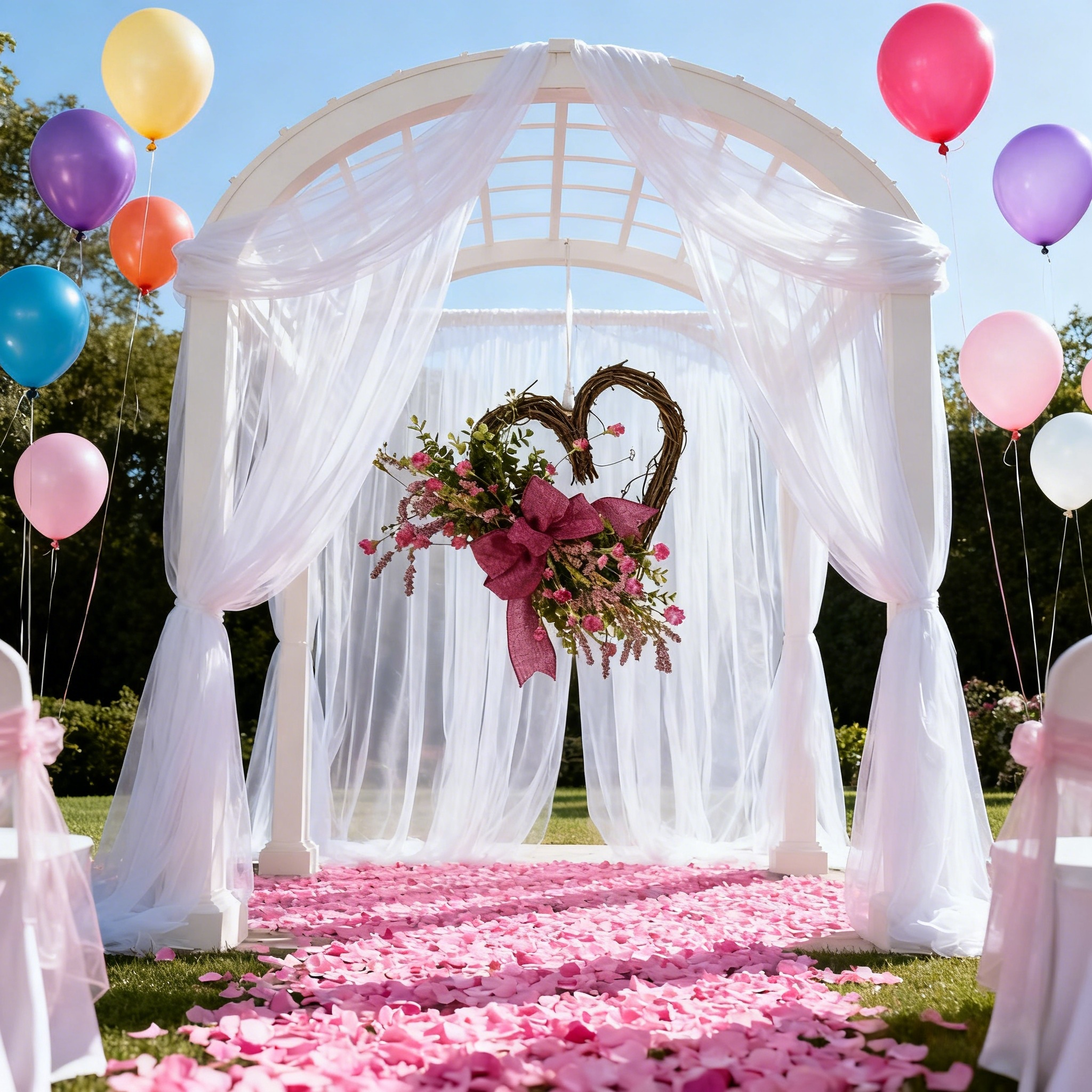 Heart-Shaped Lavender Wreath-Rustic Farmhouse Heart Decoration [18 inchs]