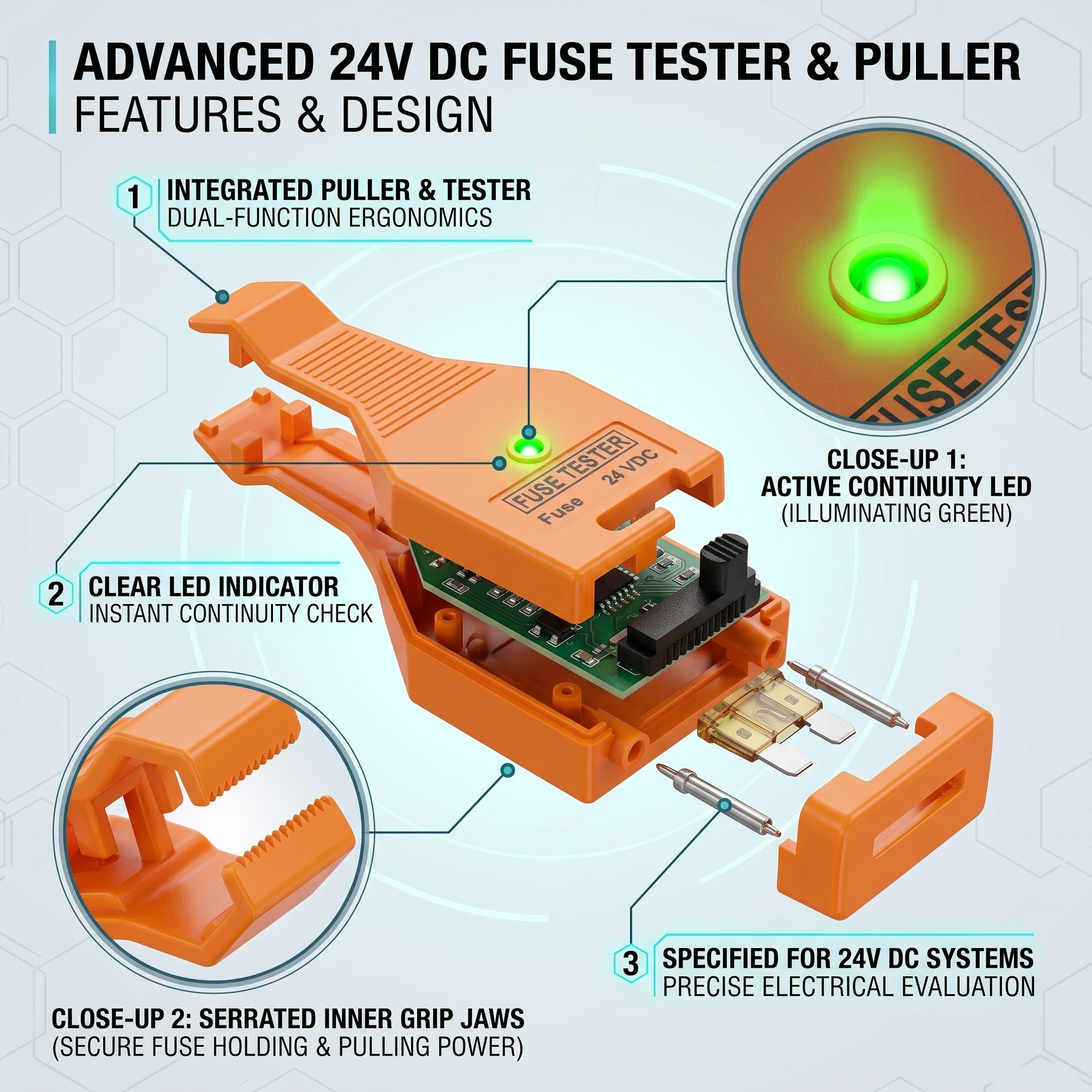 💥HOT SALE💥 24V DC Car Fuse Tester Puller