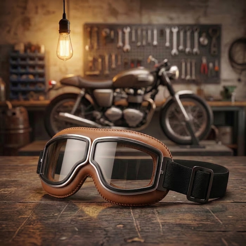 🔥Limited Time Sale 45% OFF - 🕶️ OTG Vintage Motorcycle Goggles (Fits Over Glasses)