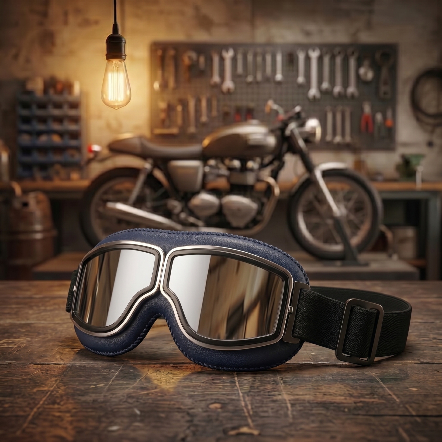 🔥 OTG Vintage Motorcycle Goggles (Fits Over Glasses)