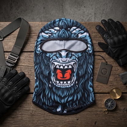 Men's Quick-Dry Cycling Balaclava - 3D Monster Graphic Breathable Mask