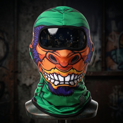 Men's Quick-Dry Cycling Balaclava - 3D Monster Graphic Breathable Mask