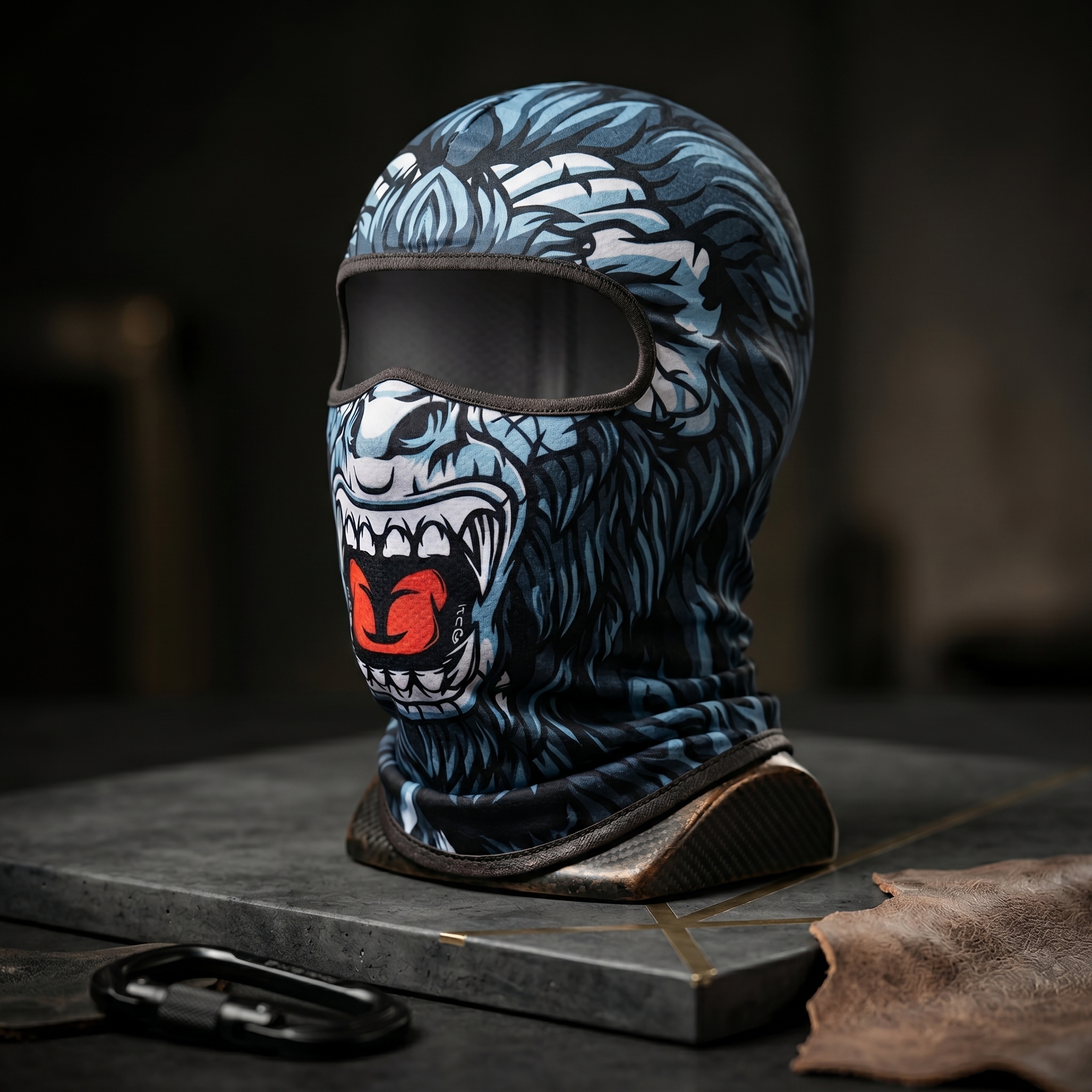 Men's Quick-Dry Cycling Balaclava - 3D Monster Graphic Breathable Mask