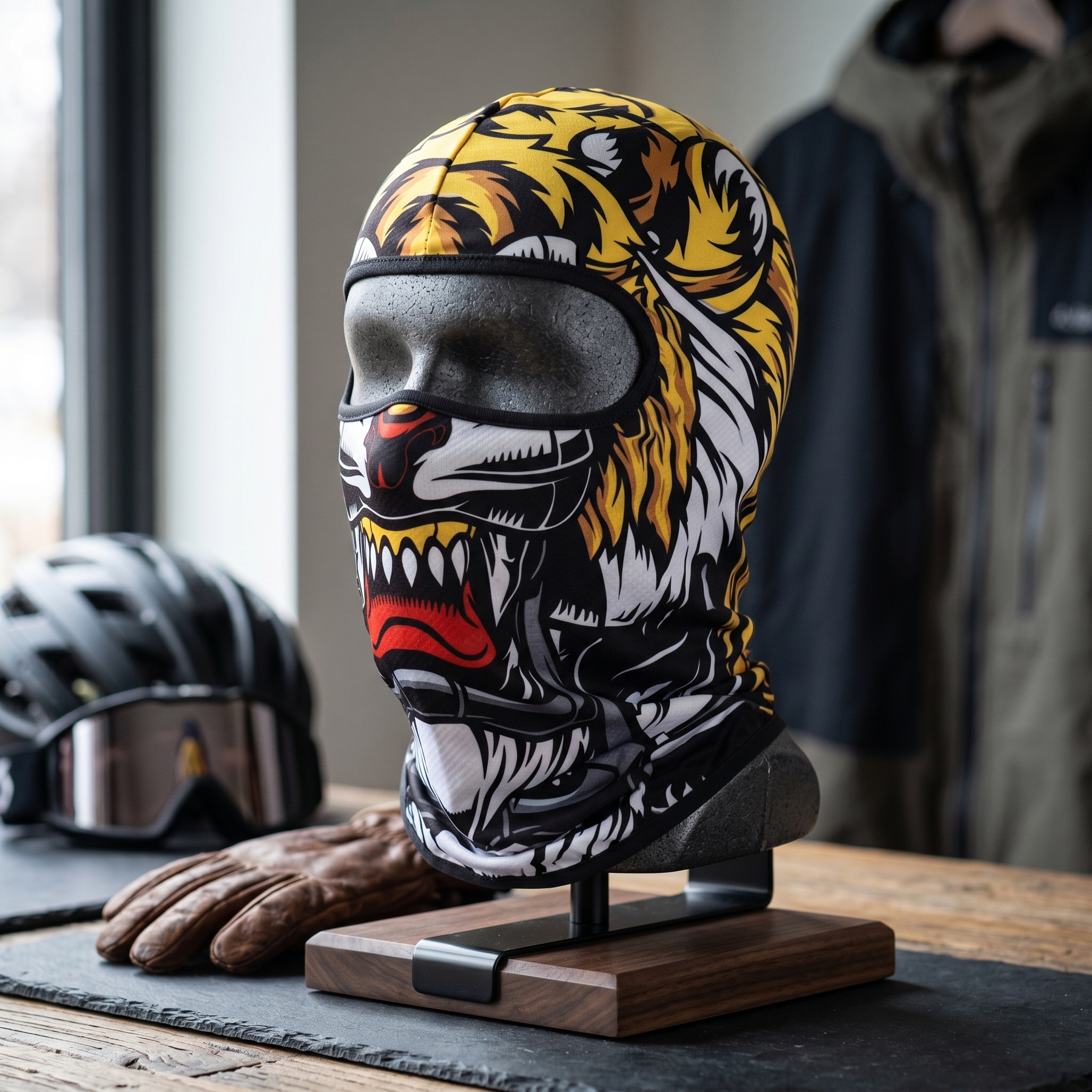 Men's Quick-Dry Cycling Balaclava - 3D Monster Graphic Breathable Mask