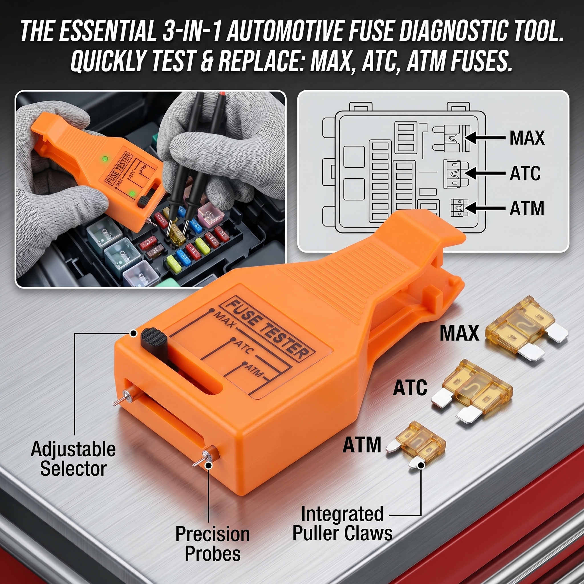 💥HOT SALE💥 24V DC Car Fuse Tester Puller