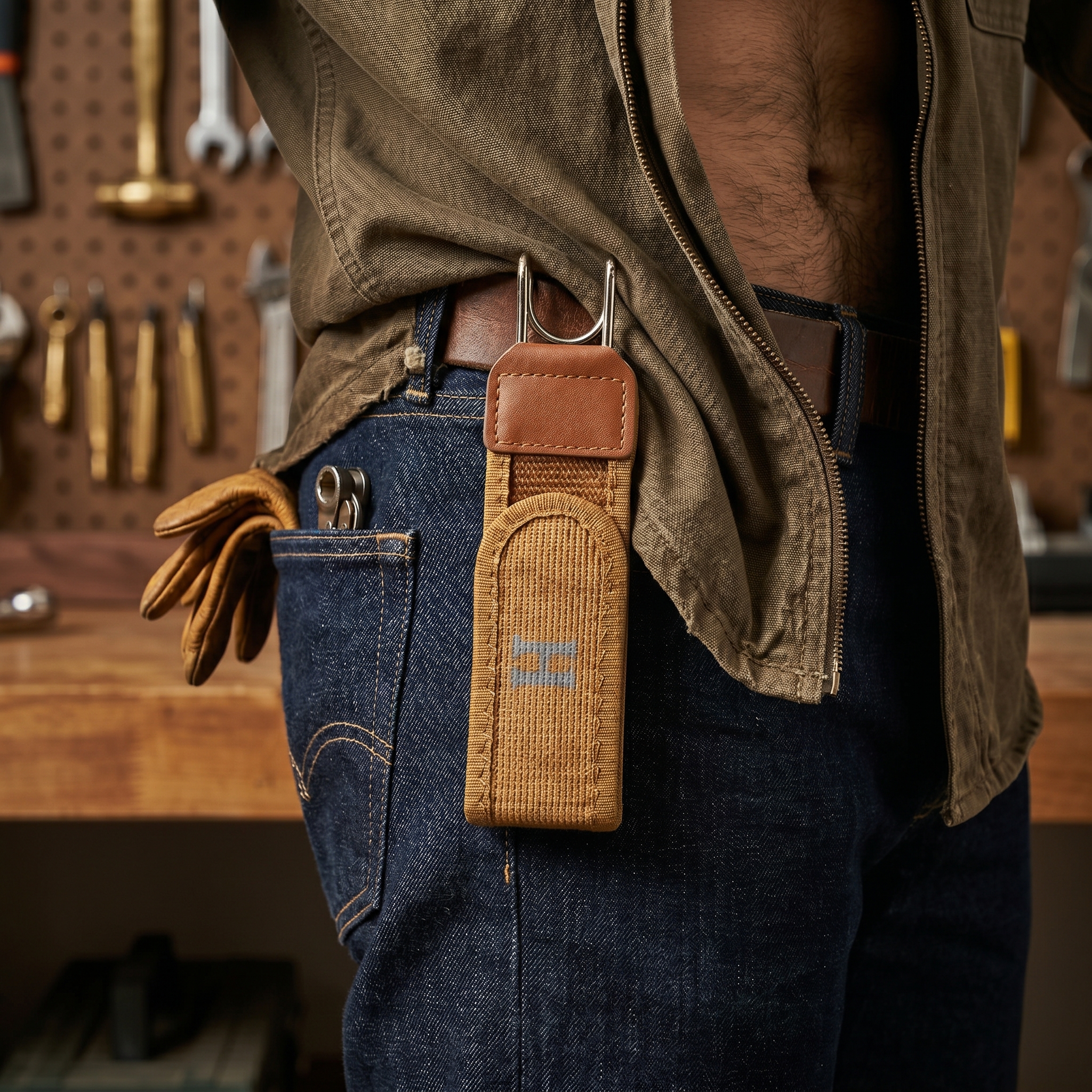 🔥Tactical Elastic Belt with Metal Hook (Unisex) - Combines functionality and style