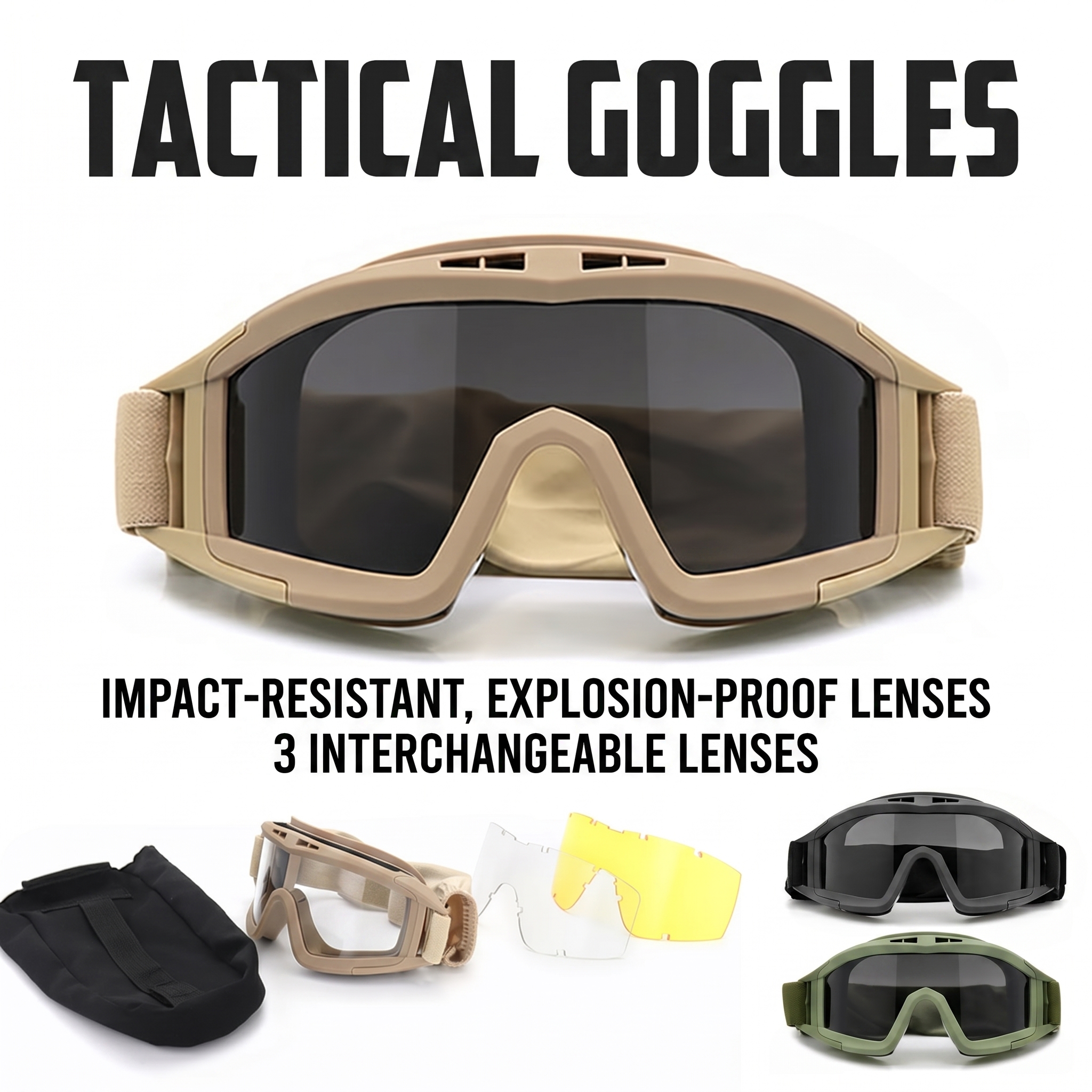 Classic Cruiser 3-in-1 Goggle Set