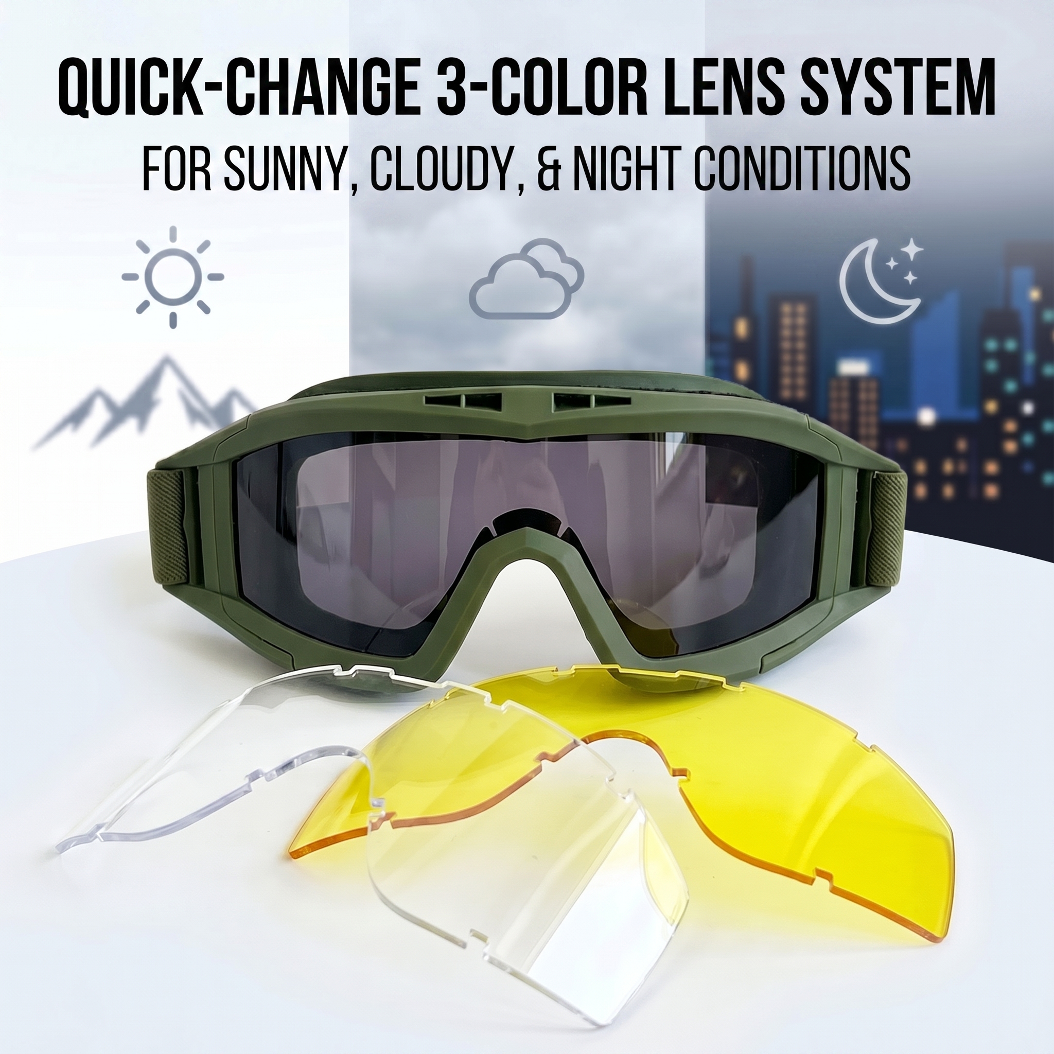 Classic Cruiser 3-in-1 Goggle Set