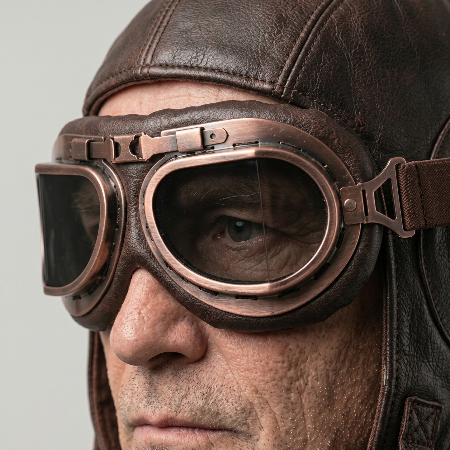 Vintage Motorcycle Goggles for Adults, Protective Goggles (Glasses, Fits Over Glasses & Helmet)