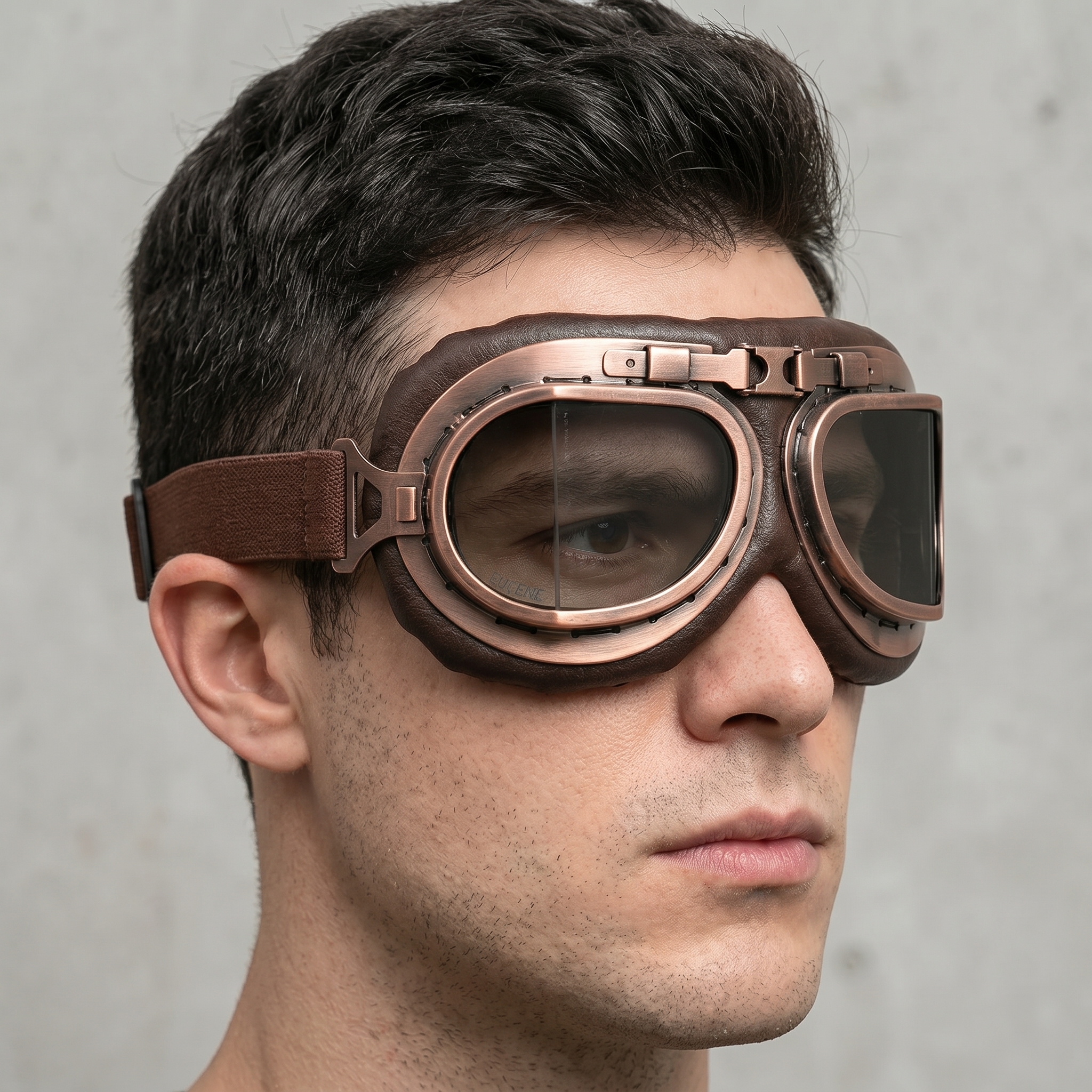 Vintage Motorcycle Goggles for Adults, Protective Goggles (Glasses, Fits Over Glasses & Helmet)