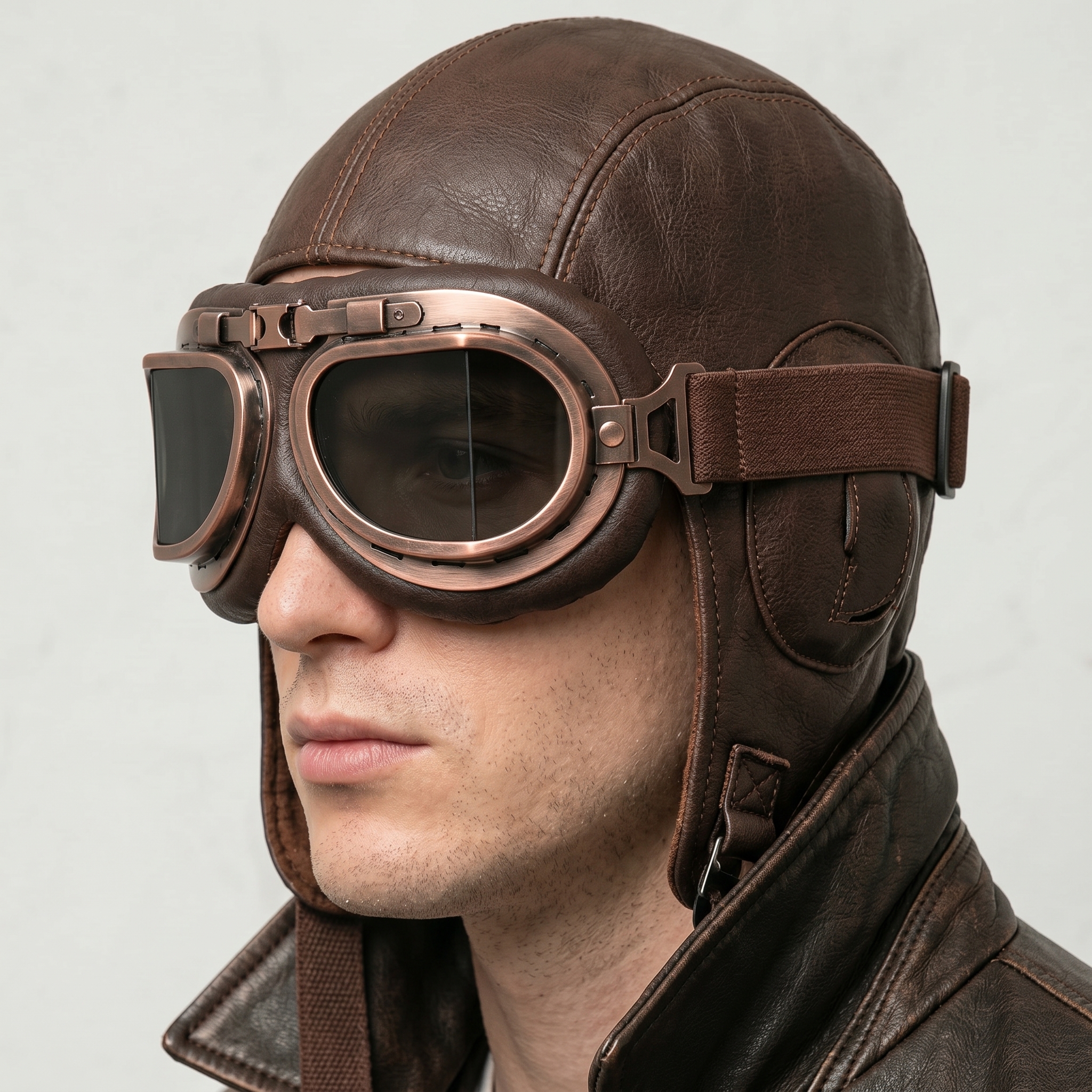 Vintage Motorcycle Goggles for Adults, Protective Goggles (Glasses, Fits Over Glasses & Helmet)