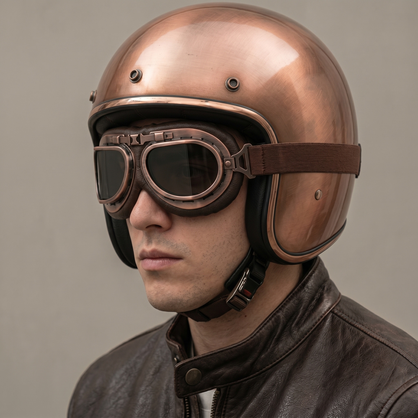 Vintage Motorcycle Goggles for Adults, Protective Goggles (Glasses, Fits Over Glasses & Helmet)