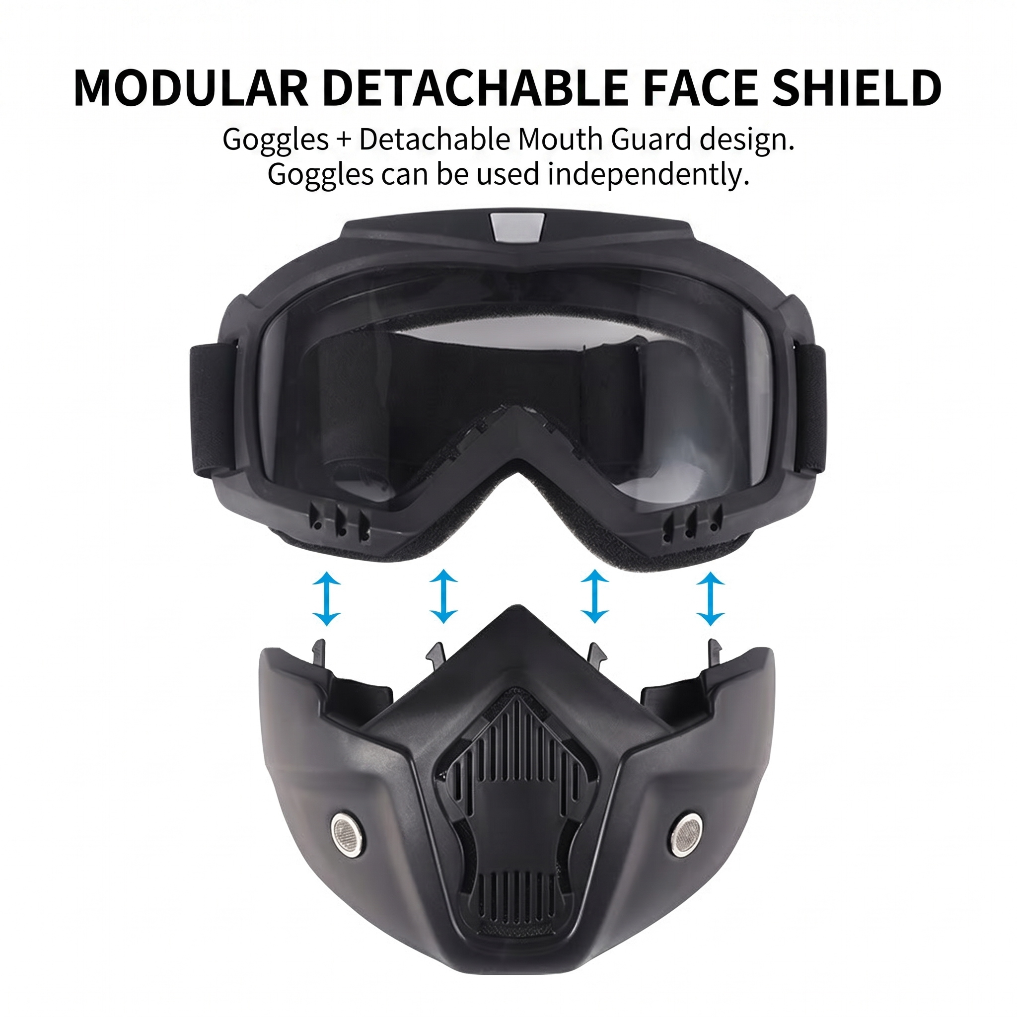 Anti-Glare and Radiation-Shielding Goggle Mask