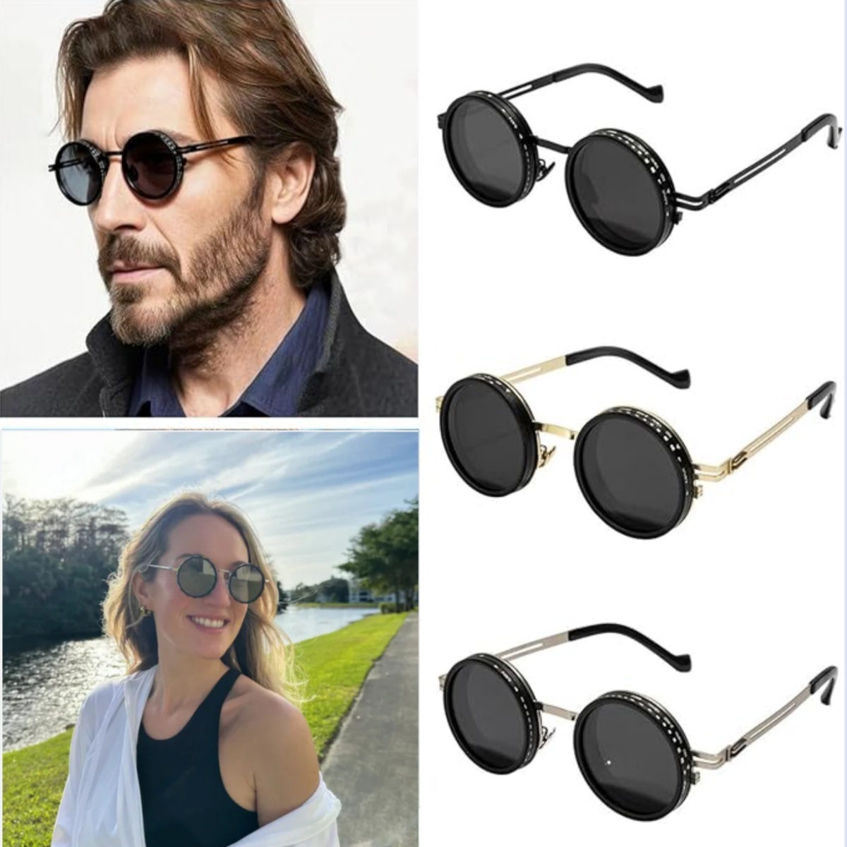 💥Last Day Promotion 49% OFF -🌟Retro Adjustable Tint Polarized Sunglasses