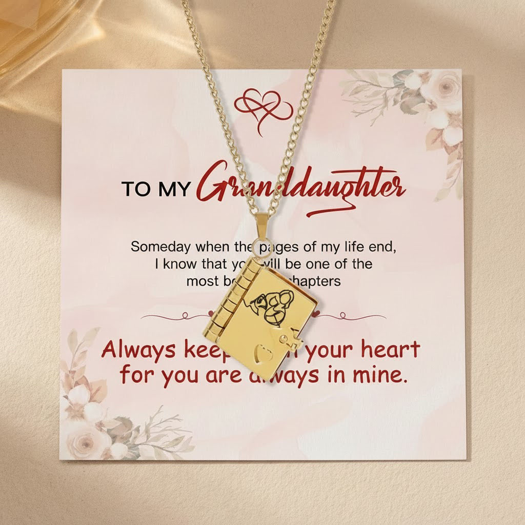 For Granddaughter - The Most Beautiful Chapter Book Necklace