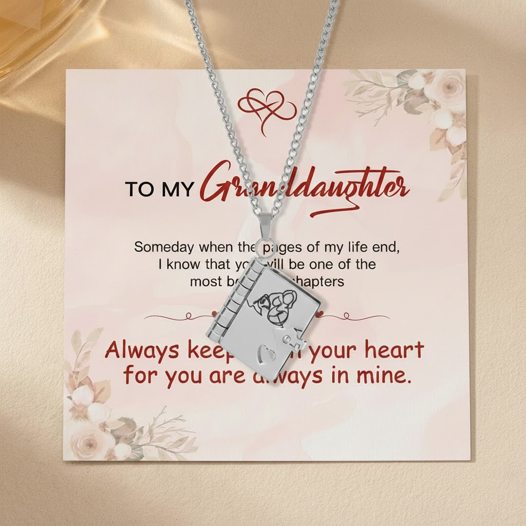 For Granddaughter - The Most Beautiful Chapter Book Necklace