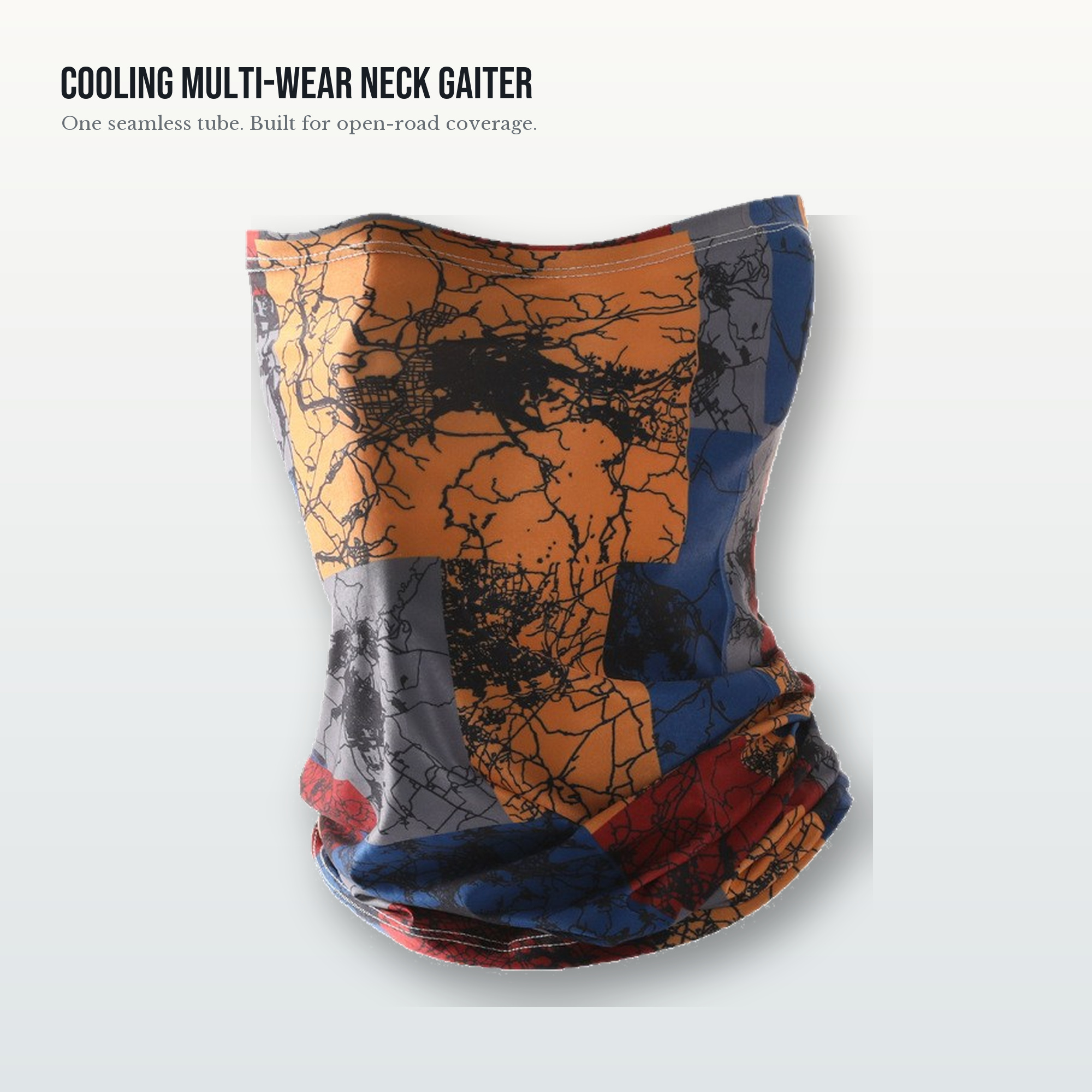 Cooling Multi-Wear Motorcycle Neck Gaiter