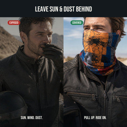 Cooling Multi-Wear Motorcycle Neck Gaiter