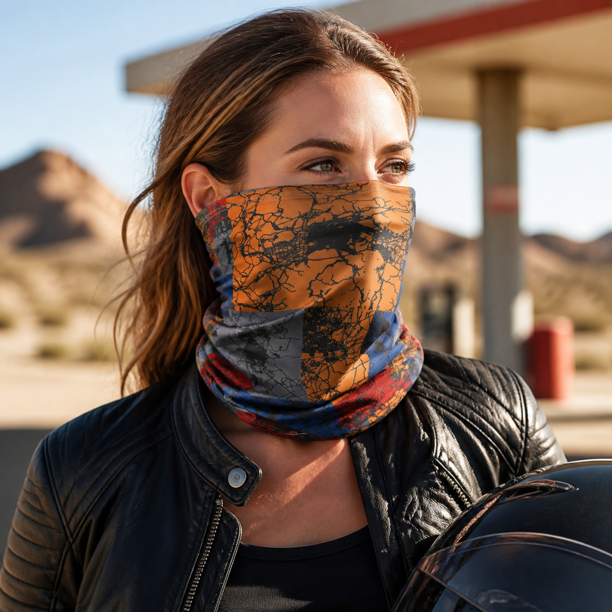 Cooling Multi-Wear Motorcycle Neck Gaiter