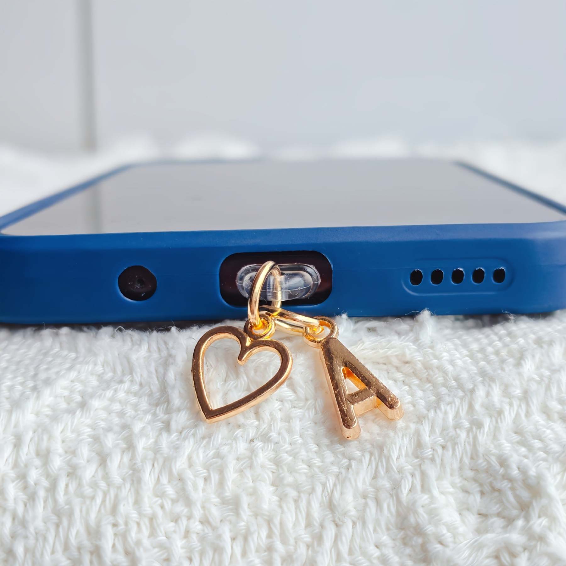 ⏰$9.99 ONLY ONE DAY🔥A-Z Letter Pendant Stylish Heart-Shaped Charging 