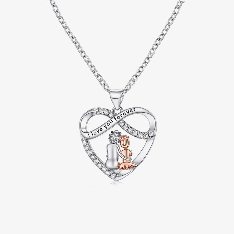 FOR GRANDDAUGHTER - YOU WILL ALWAYS HAVE ME AND I WILL ALWAYS HAVE YOU HEART NECKLACE
