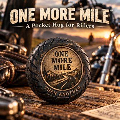🏍️🛞 One More Mile™ Pocket Hug for Riders