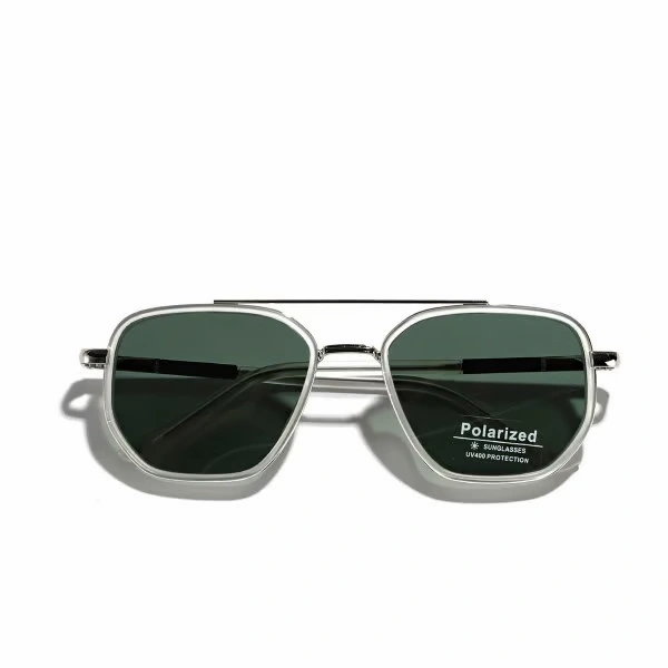 🕶️✨Geometric Frame Double Beam Sun Protection Sunglasses