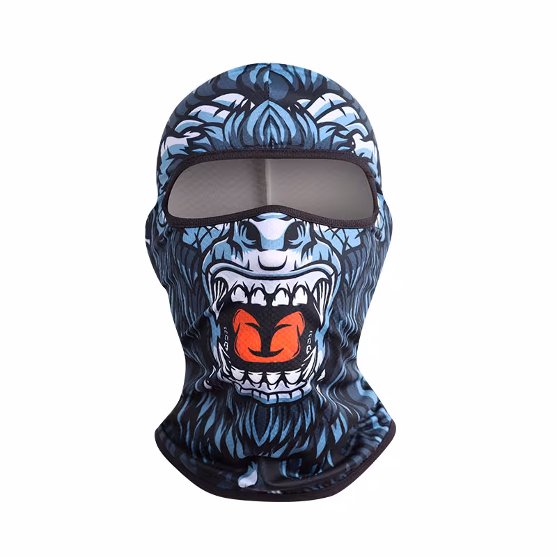 Men's Quick-Dry Cycling Balaclava - 3D Monster Graphic Breathable Mask