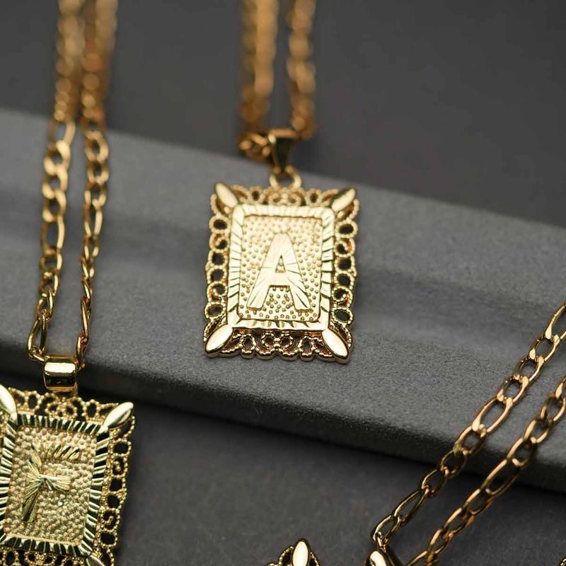 【LAST DAY 49% OFF】Initial Letter Pendant Necklaces