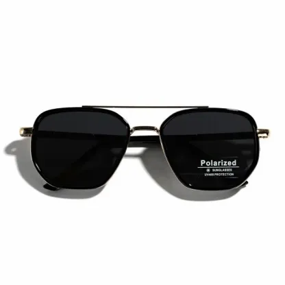 🕶️✨Geometric Frame Double Beam Sun Protection Sunglasses