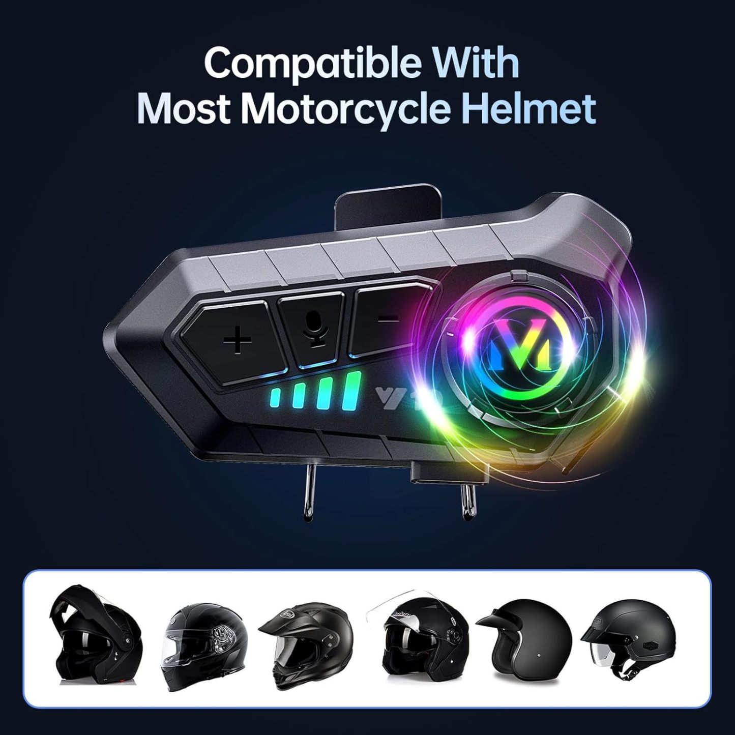 Motorcycle Helmet Speakers High Battery Life Helmet Headphone