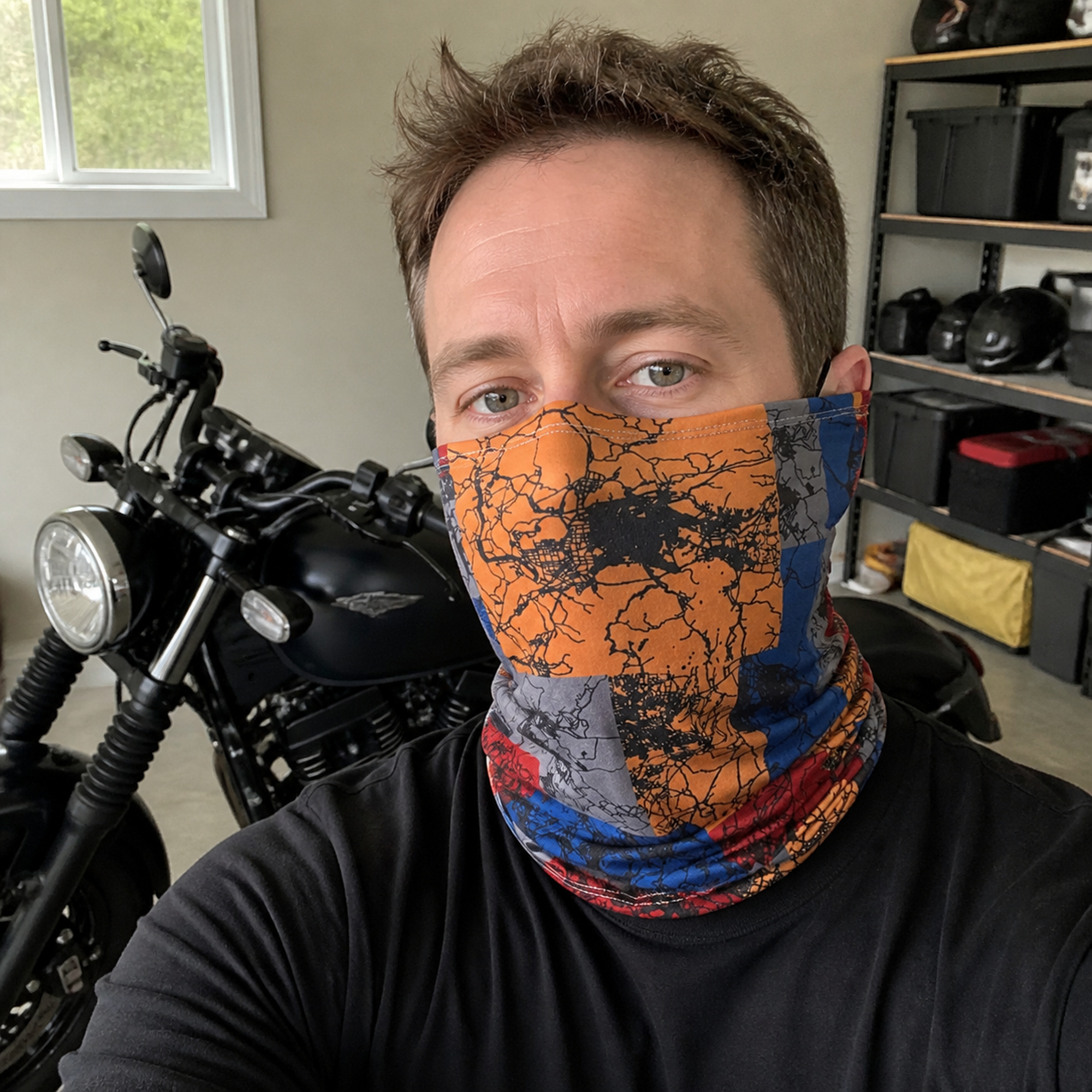 Cooling Multi-Wear Motorcycle Neck Gaiter