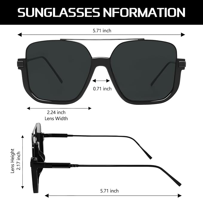 💥Last Day Promotion 49% OFF - Classic Aviator Sunglasses – Unisex, All-Match, Tinted Lenses