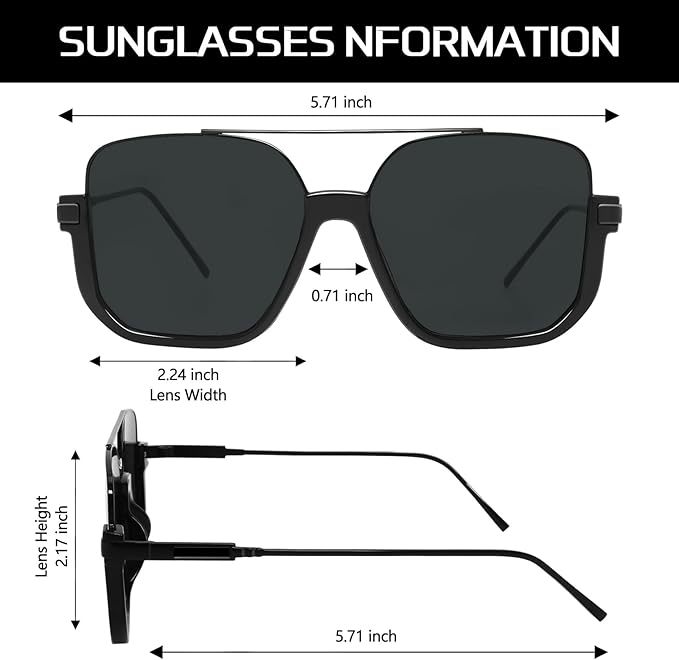 💥Last Day Promotion 49% OFF - Classic Aviator Sunglasses – Unisex, All-Match, Tinted Lenses