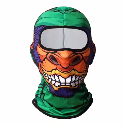 Men's Quick-Dry Cycling Balaclava - 3D Monster Graphic Breathable Mask