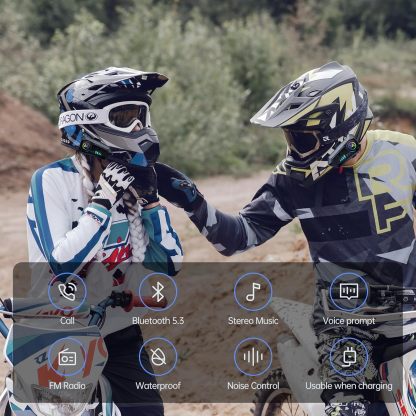 Motorcycle Helmet Speakers High Battery Life Helmet Headphone