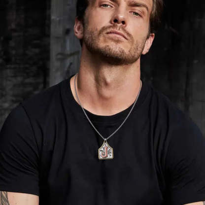 Custom Handmade Cow Tag Western Necklace