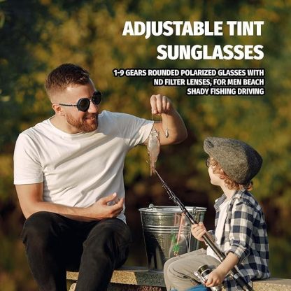 💥Last Day Promotion 49% OFF -🌟Retro Adjustable Tint Polarized Sunglasses