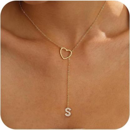 🔥Limited Inventory Available⚡Letter Heart Design Personalized Trendy Charm Necklaces