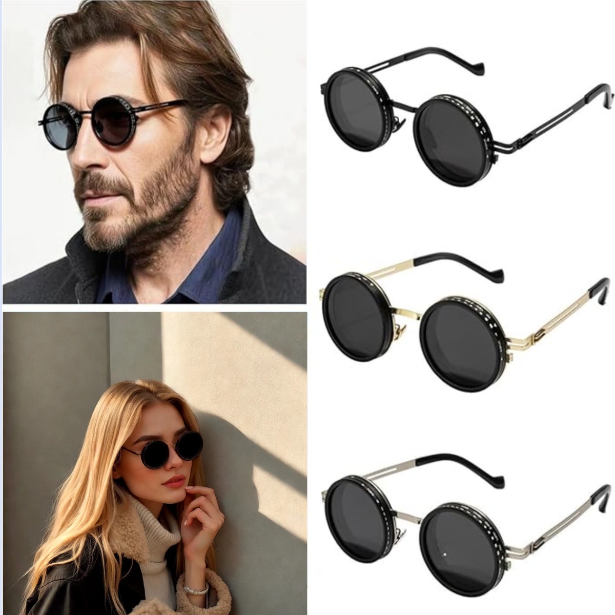 💥Last Day Promotion 49% OFF -🌟Retro Adjustable Tint Polarized Sunglasses