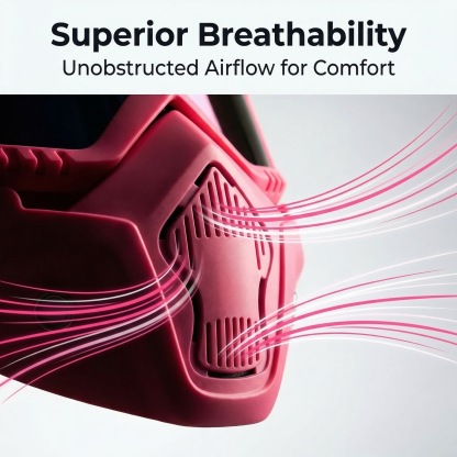 Anti-Glare and Radiation-Shielding Goggle Mask